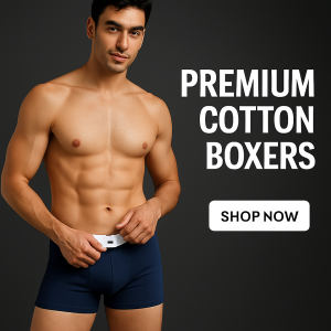 Crown Boxer Homme – Premium Cotton Boxer Shorts for Men