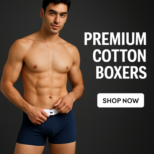 Crown Boxer Homme – Premium Cotton Boxer Shorts for Men